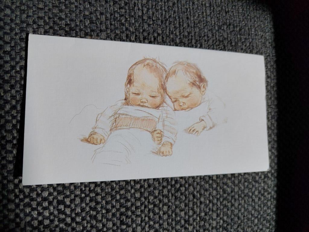 Tweeling, Verzamelen, Ophalen of Verzenden, 1990 tot 2000, Geboortekaartje