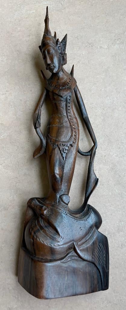 Houten beeldje, Bali art deco, Antiek en Kunst, Ophalen of Verzenden