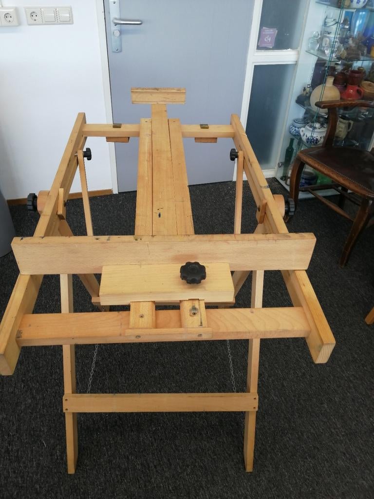 Houten schildersezel, verstelbaar, Hobby en Vrije tijd, Schilderen, Ophalen of Verzenden