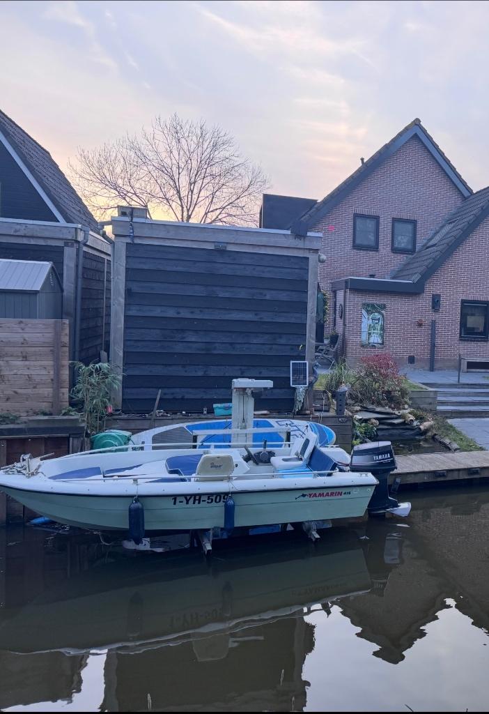 Mooie Consule Sloep - 40 PK.elect start en trim, Watersport en Boten, Sloepen, Ophalen, Zo goed als nieuw, 30 tot 50 pk, 3 tot 6 meter