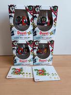 4 Duvel Loes van Delft glazen nieuw in doos met viltjes, Verzamelen, Biermerken, Ophalen of Verzenden, Nieuw, Glas of Glazen, Duvel