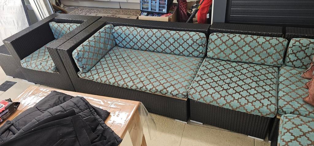 Loungeset 9 persoons, Ophalen