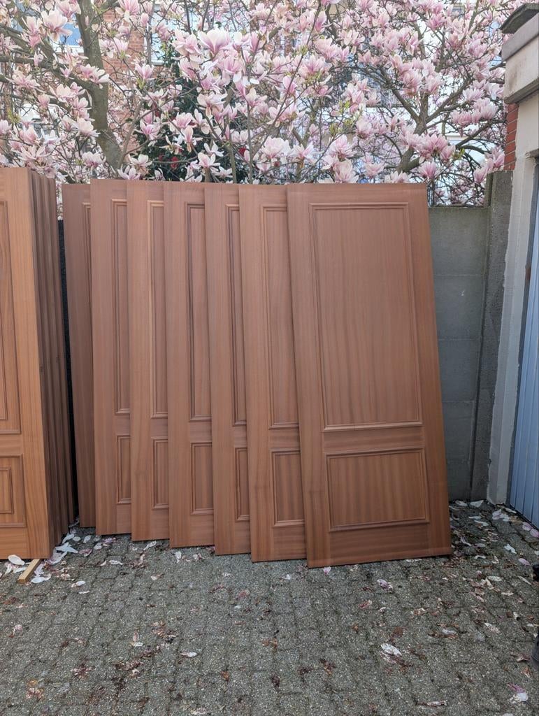 20 nieuwe Binnendeuren Massief Eik, Doe-het-zelf en Verbouw, Ophalen, Minder dan 80 cm, Binnendeur, Nieuw