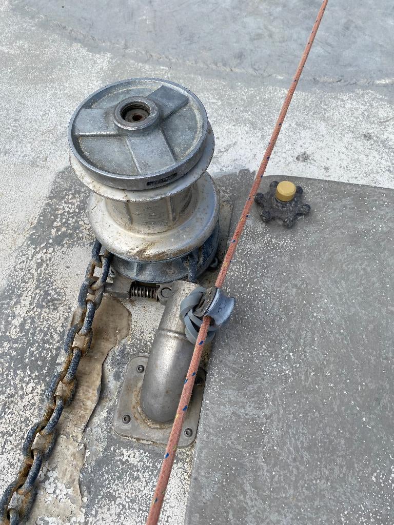 ankerlier Hydraulisch, Watersport en Boten, Ophalen, Gebruikt, Ankeren en Afmeren, Zeilboot of Motorboot