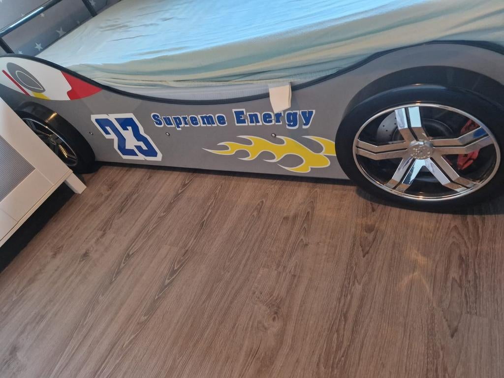 kinderbed, Kinderen en Baby's, Kinderkamer | Bedden, Ophalen of Verzenden, Zo goed als nieuw, 180 cm of meer, 70 tot 85 cm
