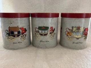 Vintage blikken - Koninklijke koetsen - drie stuks, Verzamelen, Blikken, Gebruikt, Overige, Overige merken, Verzenden