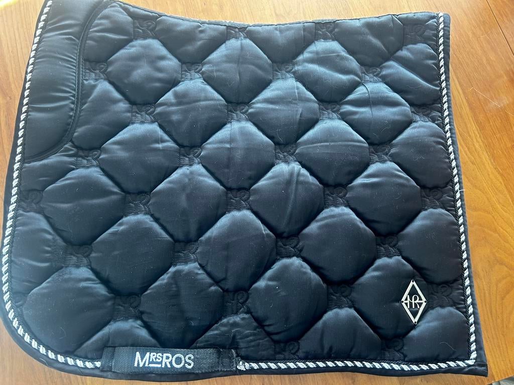 Zadeldekje Mrs Ros, Dieren en Toebehoren, Full (L), Gebruikt, Ophalen of Verzenden, Zwart