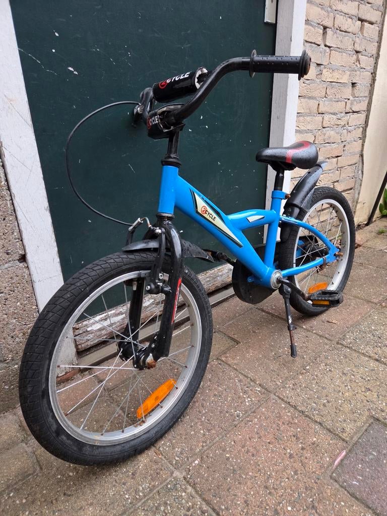18 inch crossfiets, kleur blauw, Ophalen of Verzenden, Gebruikt, 16 tot 20 inch