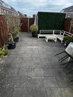 GRATIS af te halen tuintegels, Ophalen, Zo goed als nieuw, Beton, Terrastegels