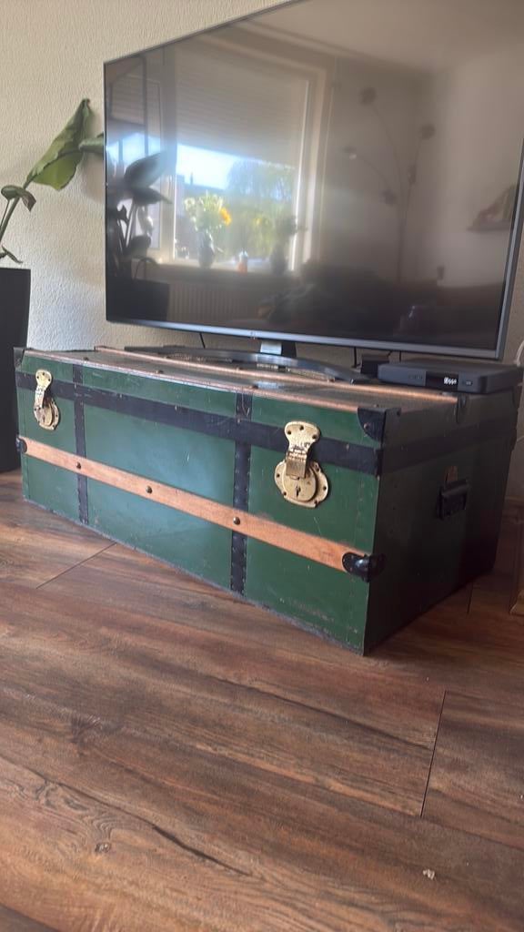 Oude postkist ter decoratie, Huis en Inrichting, Woonaccessoires | Kisten, Ophalen, Minder dan 50 cm, Gebruikt, 100 tot 150 cm