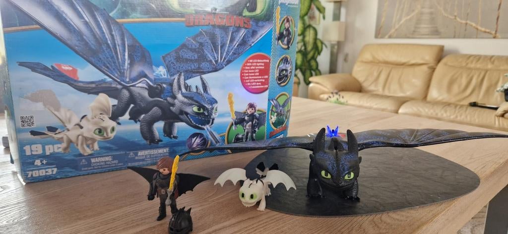 PLAYMOBIL Dragons Tandloos en Hikkie met Babydraak, Ophalen of Verzenden, Gebruikt, Complete set