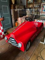 Vintage metalen trapauto - Rode pedalcar, Ophalen, Gebruikt