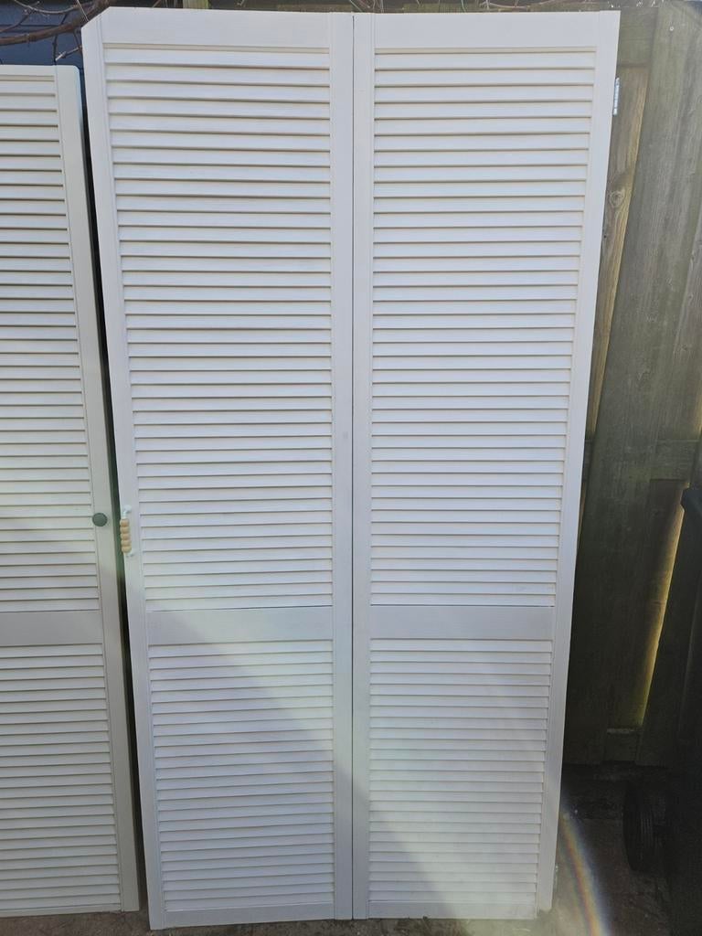 Louvredeuren te koop, 2 maten beschikbaar, Ophalen of Verzenden, Binnendeur