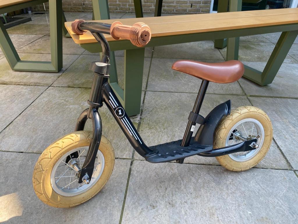 Stoere Balance Bike Bandits loopfiets met luchtbanden, Kinderen en Baby's, Speelgoed | Buiten | Voertuigen en Loopfietsen, Ophalen