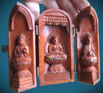 Boeddha~Japanse Oud Buxushouten look open Boeddha box, Ophalen of Verzenden, Gebruikt