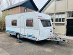 Super leuke Dethleffs Camper 490TK 5pers met Stapelbed, Caravans en Kamperen, Caravans, Treinzit, Dwarsbed, Particulier, Dethleffs