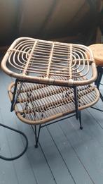 Bamboe kruk, bijzettafel, voetenbankje - Nieuw, Twee, Bruin, Nieuw, Ophalen of Verzenden