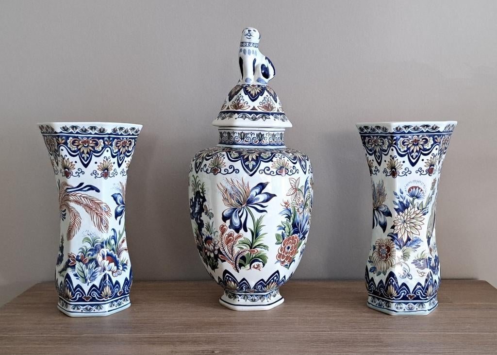 Boch kaststel Vieux Rhodes, Antiek en Kunst, Antiek | Vazen, Ophalen