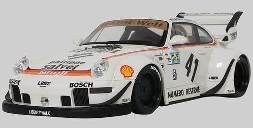 Porsche 911 RWB Bodykit Kato-San, wit - 1:18 - GT Spirit, Hobby en Vrije tijd, Modelauto's | 1:18, Overige merken, Rue de L' Ecusson 2, 56120 Josselin France