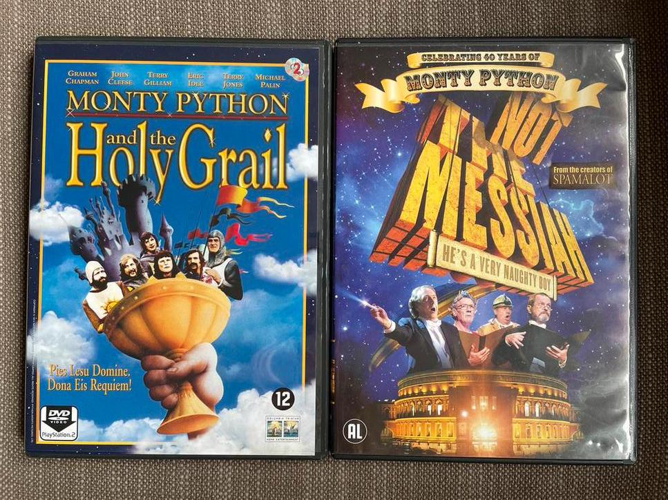 Monty Python and the Holy Grail 2 dvd // not the Messiah dvd, Vanaf 12 jaar, Ophalen of Verzenden, Zo goed als nieuw, Overige genres