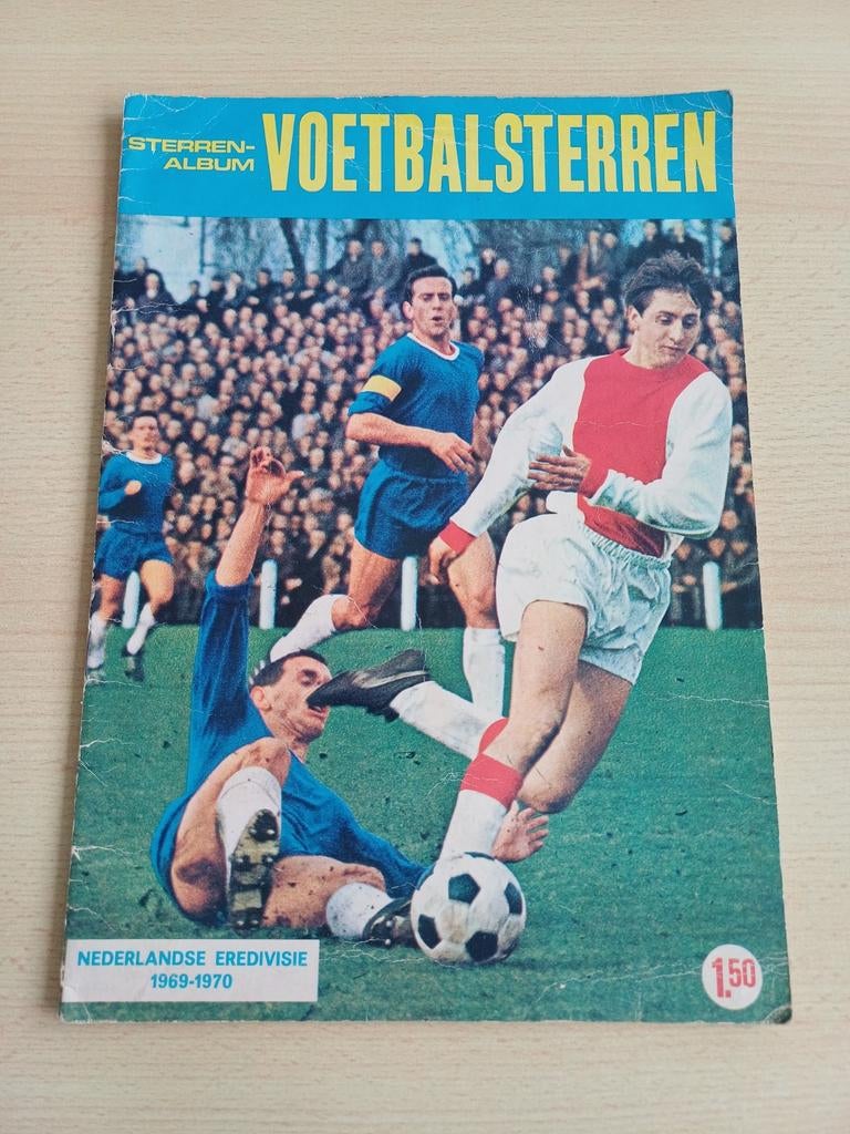 Compleet Voetbalsterren Album 1969-1970 Eredivisie, Verzamelen, Ophalen of Verzenden, Gebruikt, Overige binnenlandse clubs, Boek of Tijdschrift