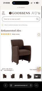 6 prachtige stoelen goossens met tafel, Huis en Inrichting, Fauteuils, Ophalen, Zo goed als nieuw, 75 tot 100 cm