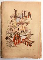 [Belle Epoque] Lila et Colette 1885 Mendès - art nouveau, Ophalen of Verzenden