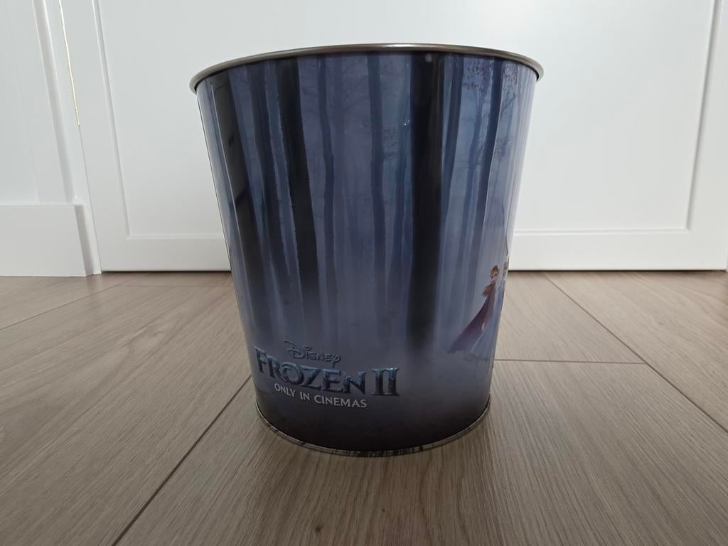 Frozen 2 popcorn bucket, Ophalen of Verzenden, Zo goed als nieuw, Kunststof