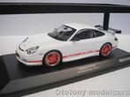 Porsche 911 GT3 RS 2002 White / Red Stripes 1/18 Minichamps, Ophalen of Verzenden, Nieuw, Auto, MiniChamps