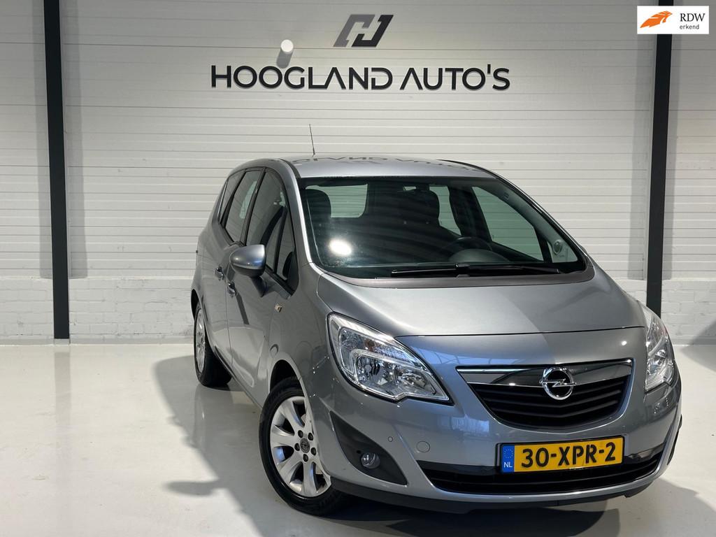Opel Meriva 1.4 Cosmo 2010 Airco, Auto's, Opel, Voorwielaandrijving, Gebruikt, 4 cilinders, Bedrijf