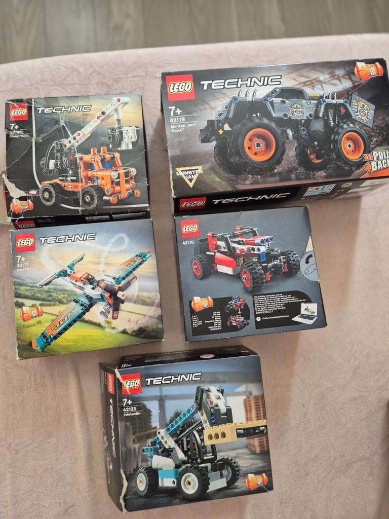 5 hele leuke Lego Technic sets, Ophalen of Verzenden