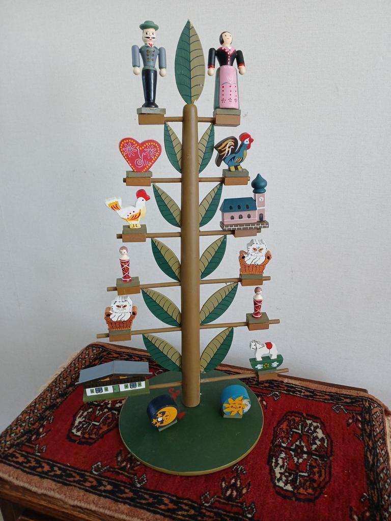 Heimatbaum Erzgebirge Levensboom hout 60 cm, Koopje, Ophalen