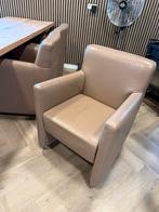 6x Danca luxe leren eetkamer fauteuils Scandinavisch, Ophalen, Bruin, Surhuisterveen@gmail.com, Leer