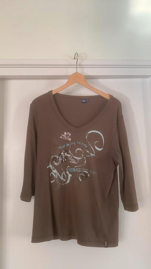 Cecil zgan TShirt 3 Kwart Mouwen maat XL, Kleding | Dames, T-shirts, Zo goed als nieuw, Maat 46/48 (XL) of groter, Korte mouw