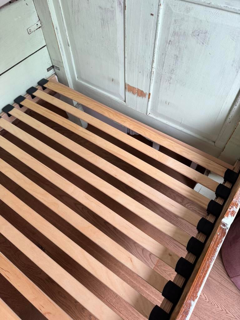 Bed bodem 90x200, Ophalen, Zo goed als nieuw, Minder dan 200 cm, Vuren