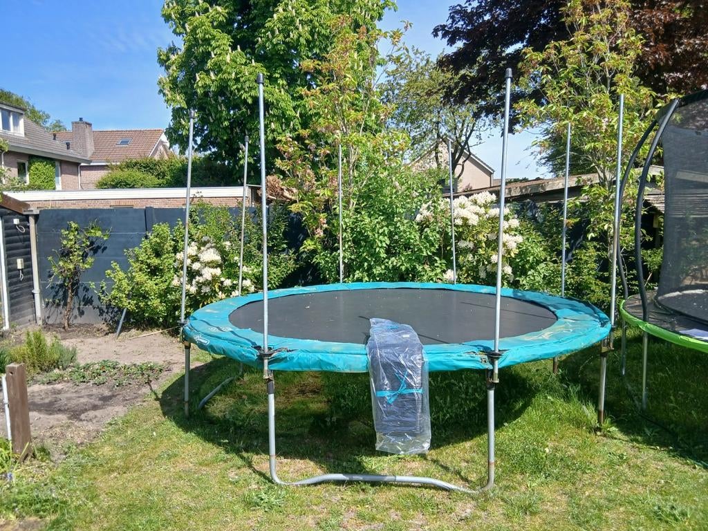 Cranenbroek Trampoline 365 cm incl veiligheidsnet nieuw, Ophalen, Gebruikt
