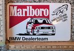 Vintage sticker 1991 Marlboro BMW dealerteam logo merk, Ophalen of Verzenden, Zo goed als nieuw, Auto of Motor