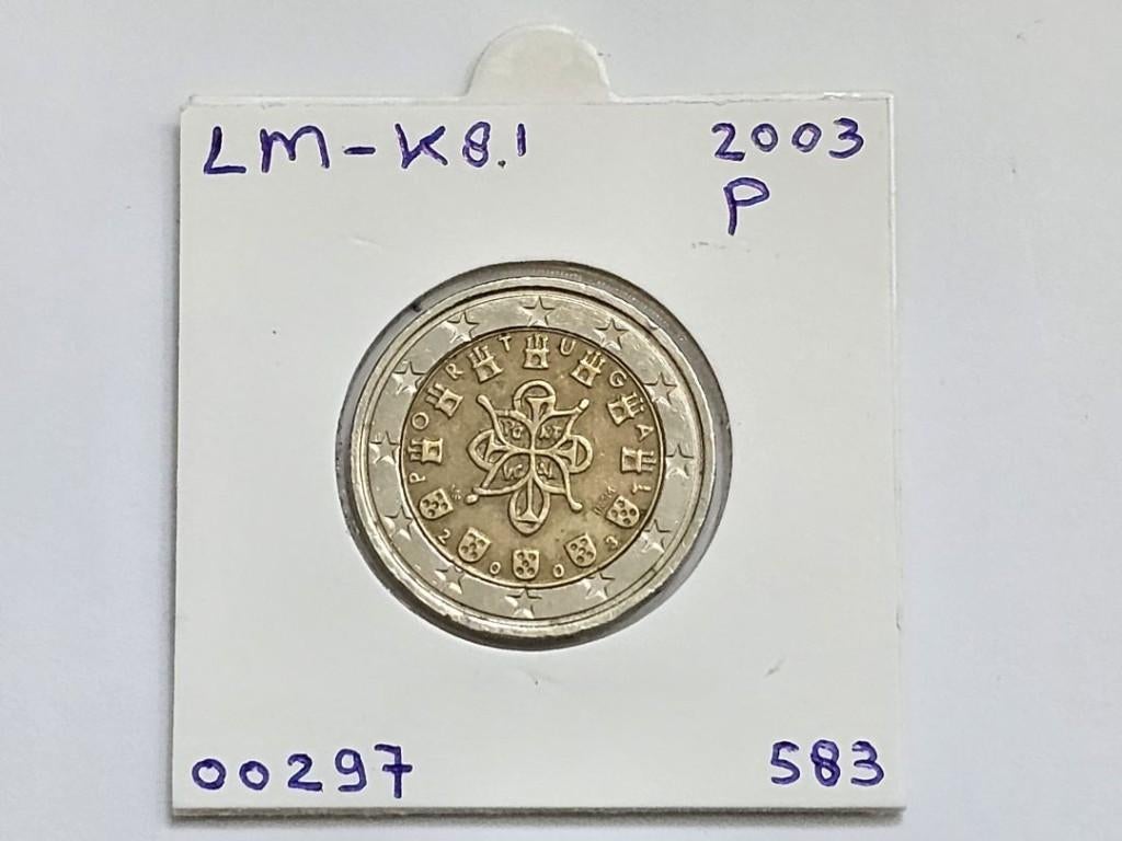 2-euromunt Portugal (P) 2003 Koers LM-K8.1, Ophalen of Verzenden, Portugal, 2 euro, Losse munt