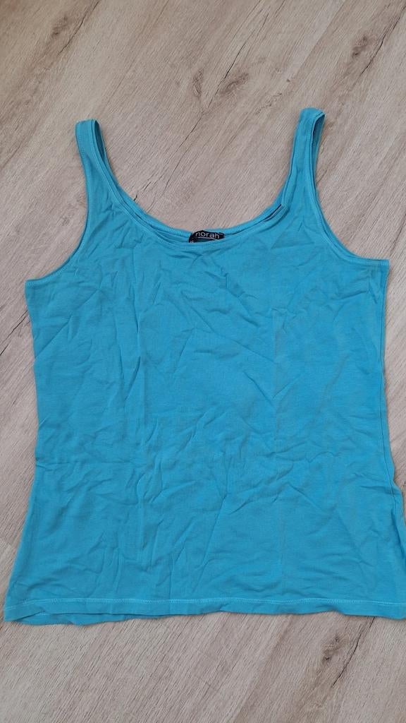 Blauwe top maat 46 Norah ZGAN, Blauw, Maat 46/48 (XL) of groter, Ophalen of Verzenden, Zo goed als nieuw