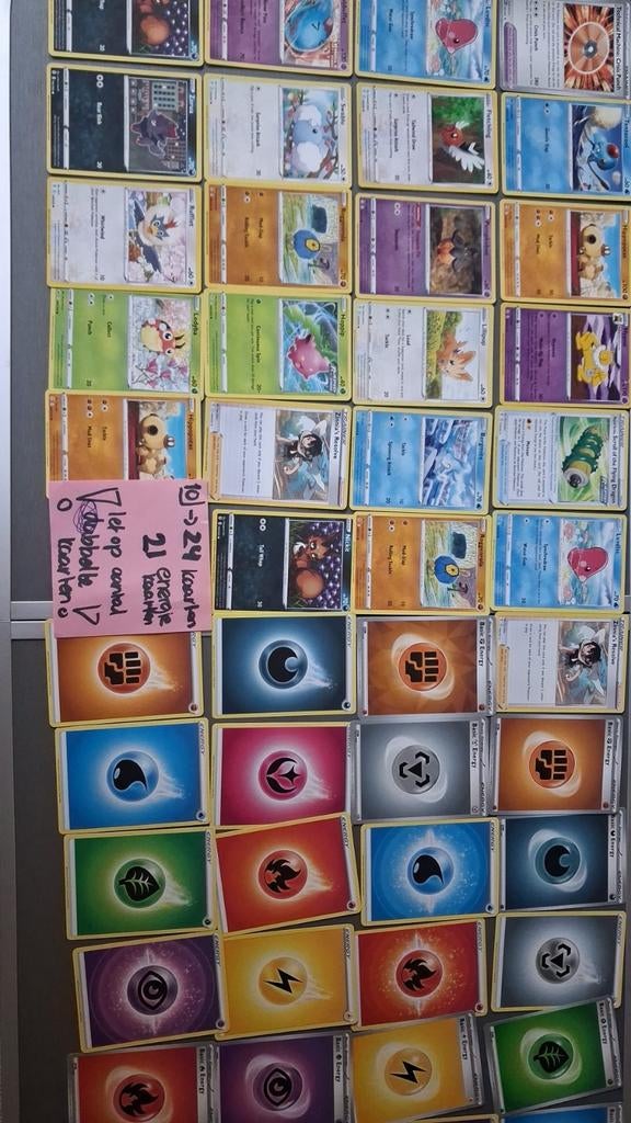 Pokemon kaarten bundel 45 stuks, Ophalen of Verzenden, Gebruikt, Meerdere kaarten