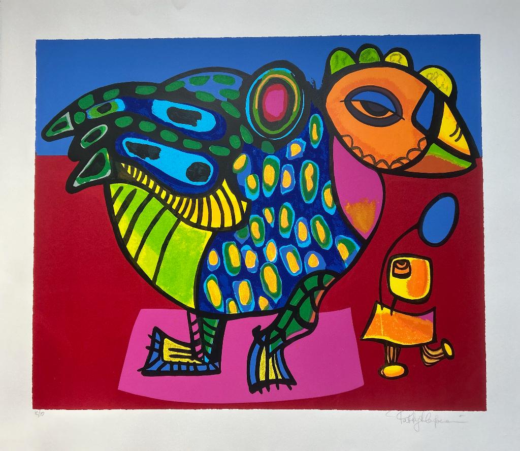 Zeefdruk Patty Harpenau, Antiek en Kunst, Kunst | Litho's en Zeefdrukken, Verzenden