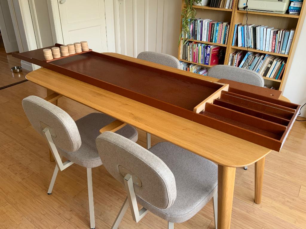 Sjoelbak Homas S25, Ophalen, Zo goed als nieuw, Homas Spelen