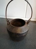 ANTIEKE GIETIJZEREN KENRICK 3/8 PINT LIJMPOT IN TOPSTAAT., Ophalen of Verzenden