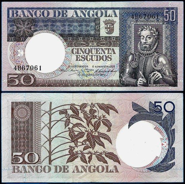 Angola 1973, 4 opvolgende bankbiljetten (UNC), Postzegels en Munten, Bankbiljetten | Afrika, Setje, Overige landen, Verzenden