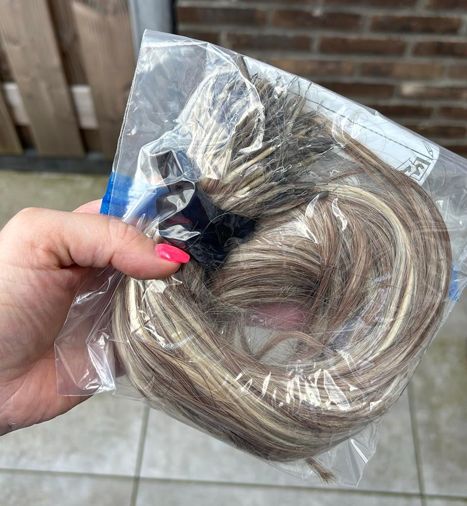 Nano ring extensions, Ophalen, Zo goed als nieuw, Pruik of Haarverlenging