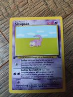 pokemon kaart slowpoke, fossil serie, 1st edition, nl, Ophalen of Verzenden, Gebruikt