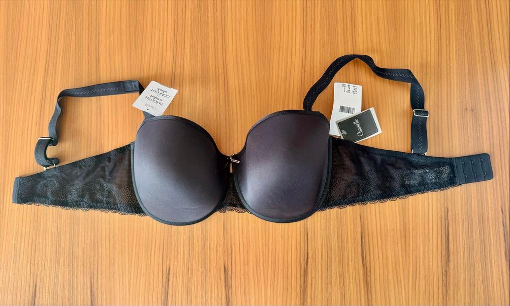 NIEUWE Chantelle BH zwart 85E - Smooth Comfort, Ophalen of Verzenden, Zwart, BH