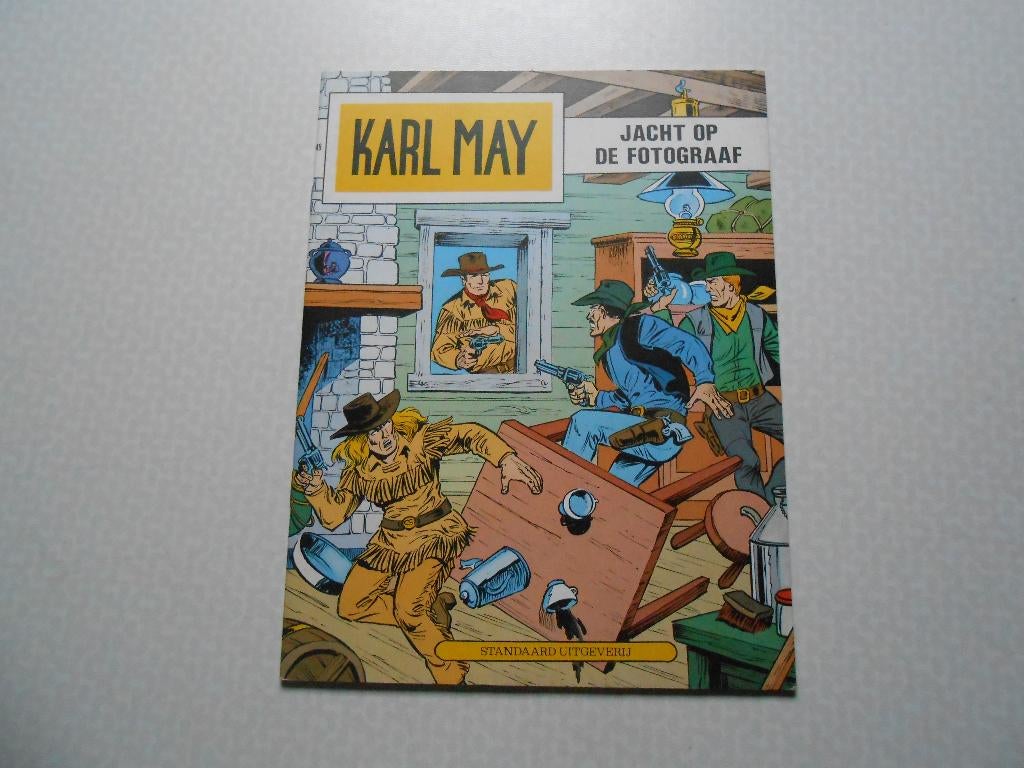 Karl May 49 Jacht op de fotograaf 1977 1 ste druk., Willy Vandersteen, Eén stripboek, Nieuw, Ophalen of Verzenden