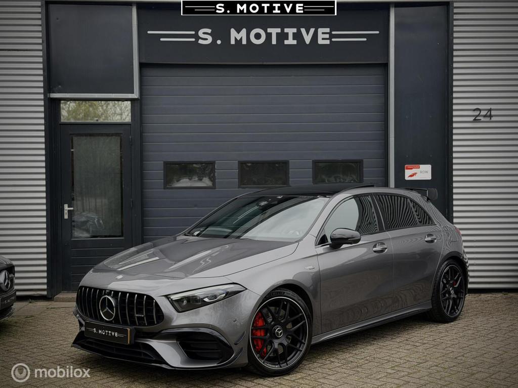 Mercedes A-klasse AMG 45 S 4MATIC+ AERO, 360, Kuip, Burmeste, Gebruikt, 4 cilinders, Bedrijf, Vierwielaandrijving