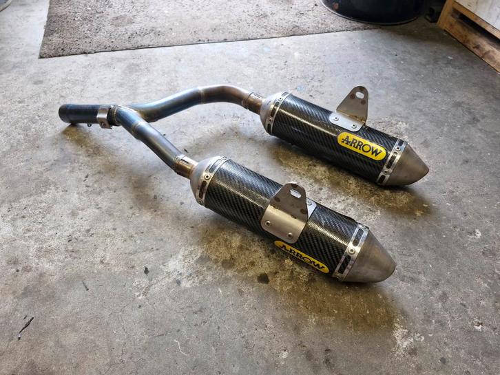 Honda CRF 250 dubbele dempers Arrow 2006/2007, Motoren, Onderdelen | Honda, Ophalen of Verzenden